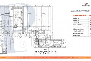 1 PRZYZIEMIE plan kondygnacji 1