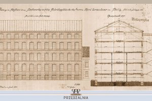 Projekt rozbudowy fabryki przedzalniczej w Bielsku z 1919 r podniesienie budynku o dodatkowąkondygnację